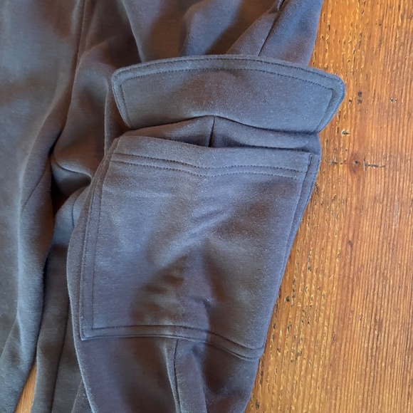 NWT B.P. Wide Leg Cargo Pocket Fleece Sweatpants Brown, Size XS, Tall Nordstroms - Picture 6 of 13